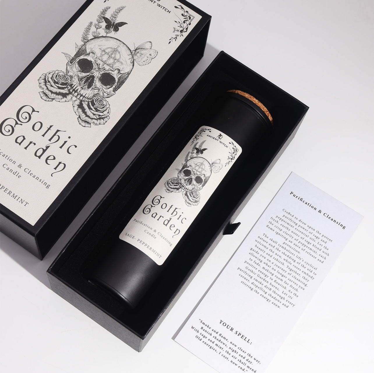 Ancient Witch Ritual Candles- Gothic Garden