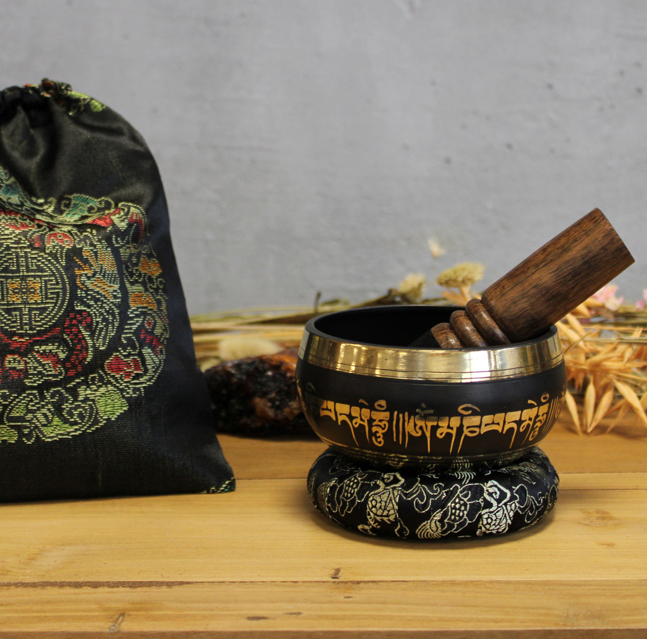 Lotus Flower Singing Bowl Set