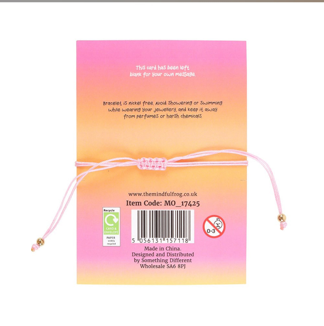 YOU ARE LOVED ROSE QUARTZ CRYSTAL HEART BRACELET