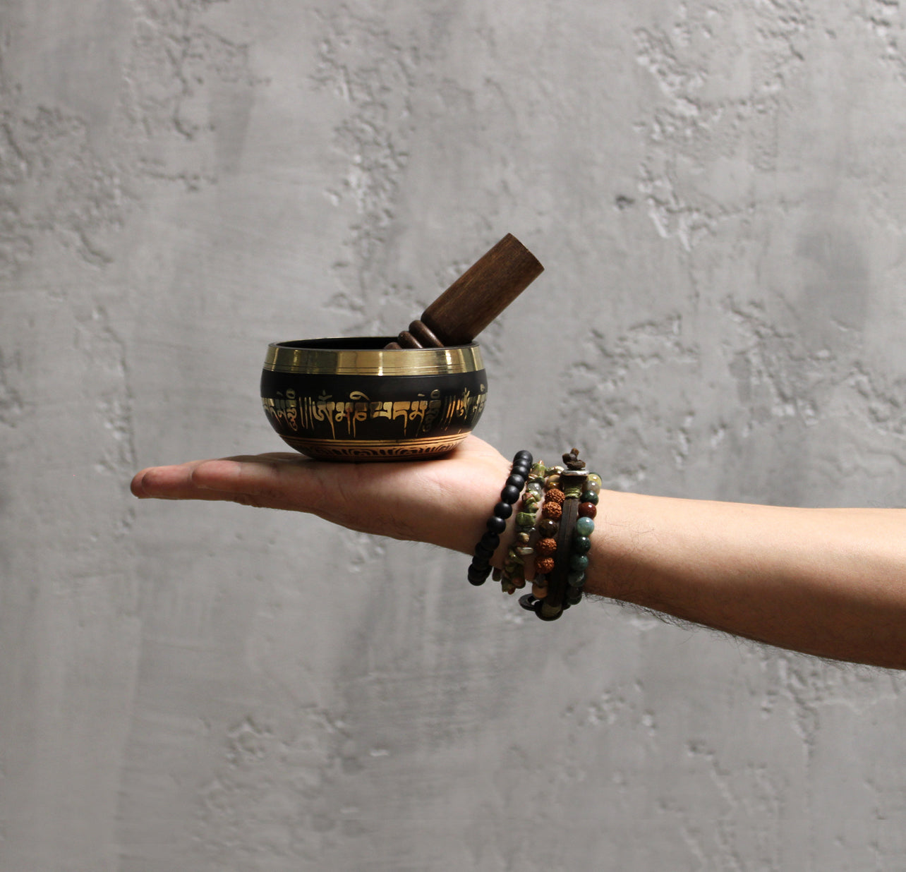 Lotus Flower Singing Bowl Set