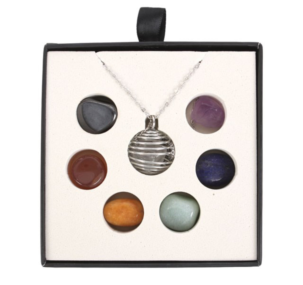 CHAKRA GEMSTONE CRYSTAL NECKLACE KIT