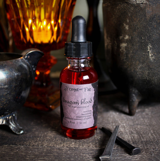 Dragon's Blood Ritual Anointing Oil • Altar Oil •Witchcraft